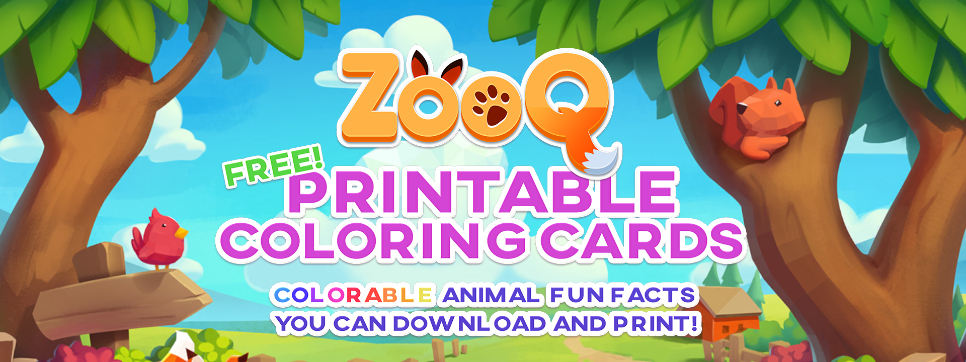 Download Free Printable Animal Coloring Pages | KIDINMI GAMES